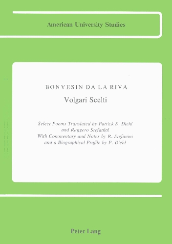 Бумажная книга «Volgari Scelti: Select Poems», автор Бонвесин да ла Рива - фото №1