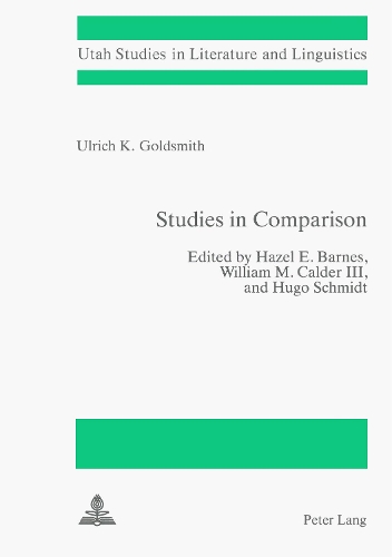 Паперова книга «Studies in Comparison: Edited by Hazel Barnes, William M. Calder III, and Hugo Schmidt» - фото №1