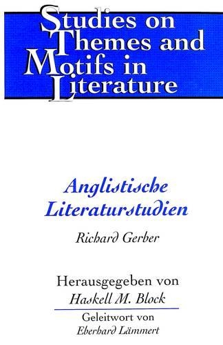 Бумажная книга «Anglistische Literaturstudien: Herausgegeben von Haskell M. Block Geleitwort von Eberhard Laemmert», автор Ричард Гербер - фото №1