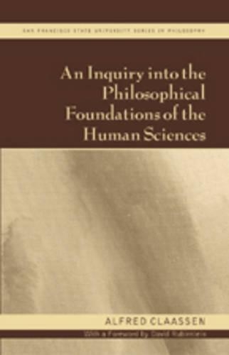 Паперова книга «An Inquiry into the Philosophical Foundations of the Human Sciences» - фото №1
