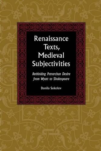 Бумажная книга «RENAISSANCE TEXTS, MEDIEVAL SUBJECTIVIHB» - фото №1
