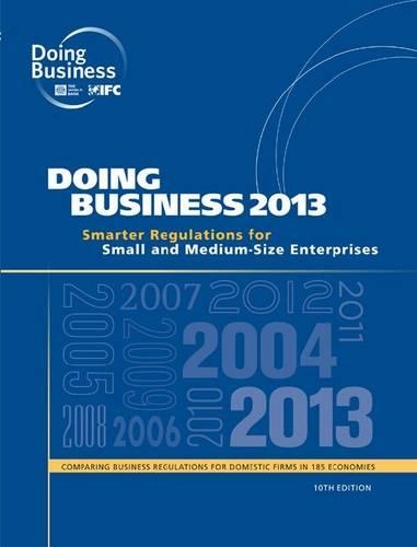 Паперова книга «Doing Business 2013: Smarter Regulations for Small and Medium-Size Enterprises», автор Світовий банк - фото №1