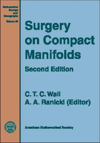 Бумажная книга «Surgery on Compact Manifolds», автор К.Т.К. Уолл - фото №1