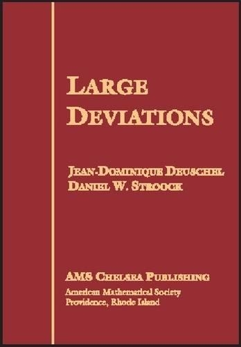 [object Object] «Large Deviations», авторов Дэниел В. Строок, Жан-Доминик Деушель - фото №1