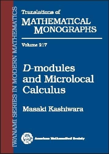 [object Object] «D-modules and Microlocal Calculus», автор Масакі Кашівара - фото №1