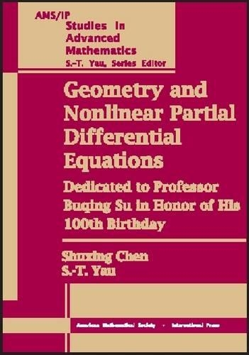 [object Object] «Geometry and Nonlinear Partial Differential Equations», авторів Шинг-Тунг Яу, Шусін Чень - фото №1