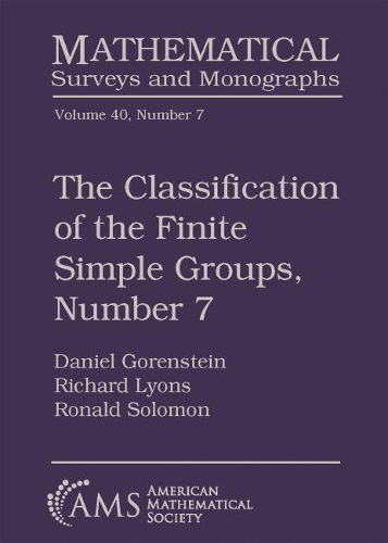 [object Object] «The Classification of the Finite Simple Groups, Number 7: Part III, Chapters 7-11: The Generic Case, Stages 3b and 4a», авторів Деніел Горенштейн, Річард Лайонс, Рональд Соломон - фото №1