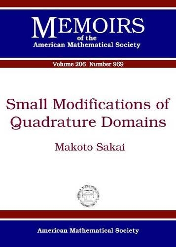[object Object] «Small Modifications of Quadrature Domains», авторів Фредерік Фонг, Джон Морган - фото №1