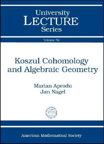 Паперова книга «Koszul Cohomology and Algebraic Geometry», авторів Ян Нагель, Маріан Апроду - фото №1
