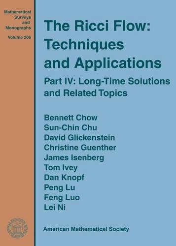 [object Object] «The Ricci Flow: Techniques and Applications: Part IV: Long-Time Solutions and Related Topics», авторів Беннетт Чоу, Кристин Гюнтер, Девід Глікенштейн, Джеймс Ізенберг, Сунь-Чин Чу - фото №1