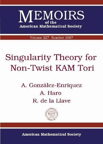 Бумажная книга «Singularity Theory for Non-Twist KAM Tori», авторов А. Гонсалес-Энрикес, А. Харо, Р. де ла Ллаве - фото №1