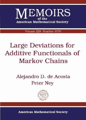 [object Object] «Large Deviations for Additive Functionals of Markov Chains», авторов Алехандро Д. де Акоста, Питер Ней - фото №1