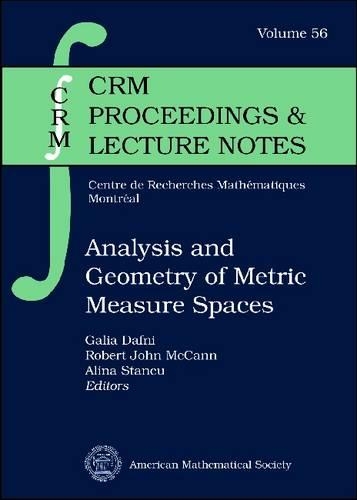 [object Object] «Analysis and Geometry of Metric Measure Spaces: Lecture Notes of the 50th Seminaire de Mathematiques Superieures (SMS), Montreal, 2011», авторів Аліна Станку, Галія Дафні, Роберт Джон МакКенн - фото №1