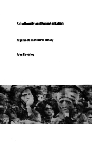 Бумажная книга «Subalternity and Representation: Arguments in Cultural Theory», автор Джон Беверли - фото №1
