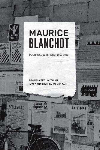 Паперова книга «Political Writings, 1953-1993», автор Моріс Бланшо - фото №1