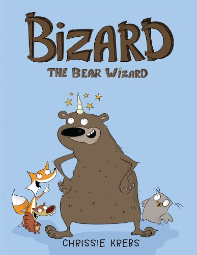 Паперова книга «Bizard the Bear Wizard», автор Кріссі Кребс - фото №1