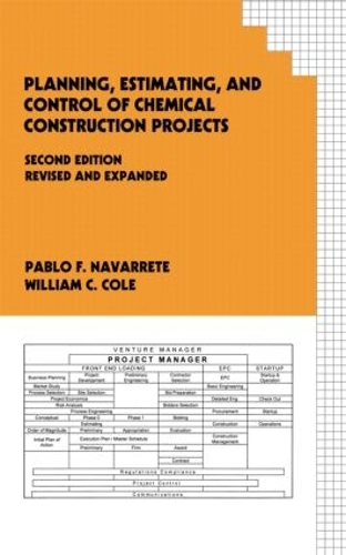 Паперова книга «Planning, Estimating, and Control of Chemical Construction Projects», авторів Пабло Ф. Наваррете, Вільям К. Коул - фото №1