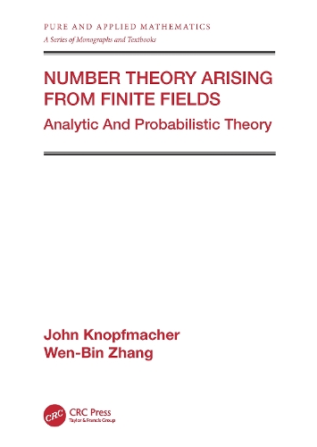 Бумажная книга «Number Theory Arising From Finite Fields: Analytic And Probabilistic Theory», автор Джон Кнопфмахер - фото №1