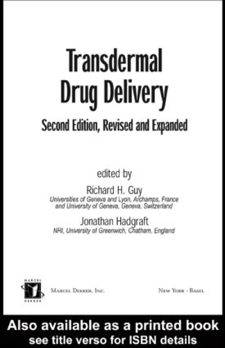 Паперова книга «Transdermal Drug Delivery Systems: Revised and Expanded» - фото №1