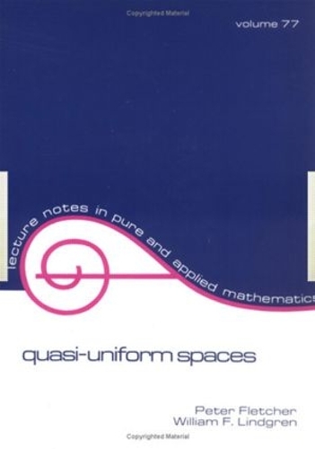 [object Object] «Quasi-Uniform Spaces», автор Вільям Ф. Ліндгрен - фото №1