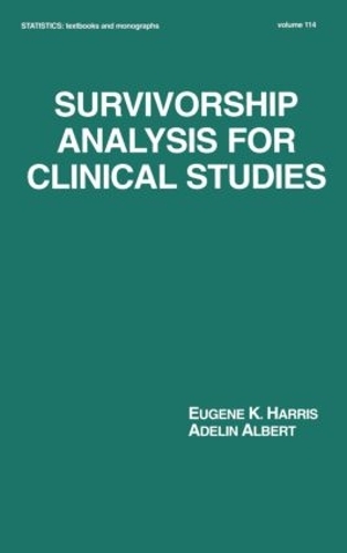 Бумажная книга «Survivorship Analysis for Clinical Studies», авторов Аделин Альберт, Юджин К. Харрис - фото №1