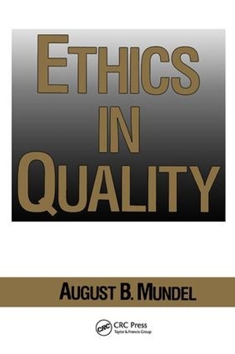 Бумажная книга «Ethics in Quality», автор Август Б. Мундель - фото №1