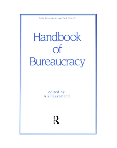 Паперова книга «Handbook of Bureaucracy» - фото №1