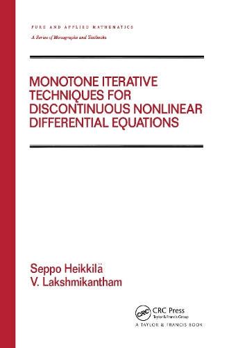 [object Object] «Monotone Iterative Techniques for Discontinuous Nonlinear Differential Equations», автор В. Лакшмикантхам - фото №1