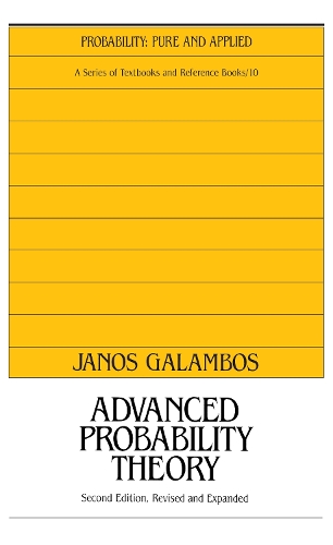 Паперова книга «Advanced Probability Theory, Second Edition,», автор Янош Галамбош - фото №1