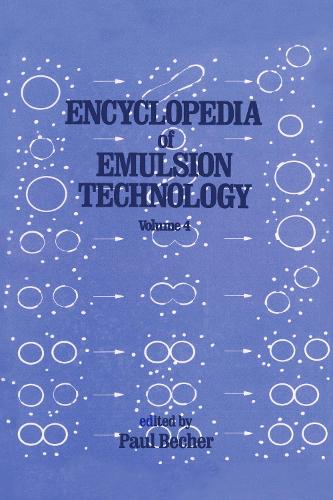 Паперова книга «Encyclopedia of Emulsion Technology: Volume 4» - фото №1