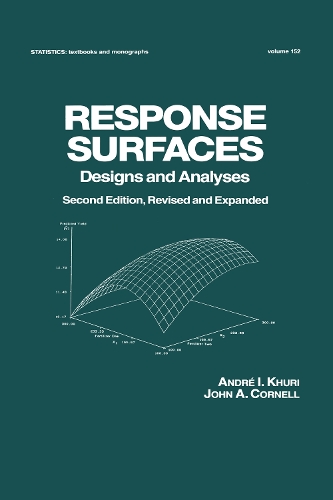 Бумажная книга «Response Surfaces: Designs and Analyses: Second Edition», авторов Андре И. Хури, Джон А. Корнелл - фото №1