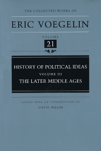 Бумажная книга «History of Political Ideas (CW21): Later Middle Ages», автор Эрик Вогелин - фото №1