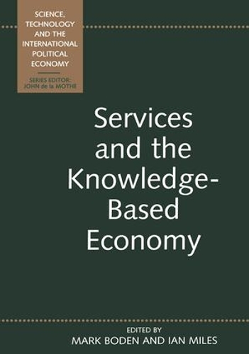 Паперова книга «Services and the Knowledge-Based Economy» - фото №1