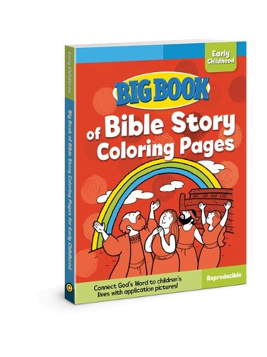 Бумажная книга «Big Book of Bible Story Coloring Pages for Early Childhood», автор Дэвид К. Кук - фото №1