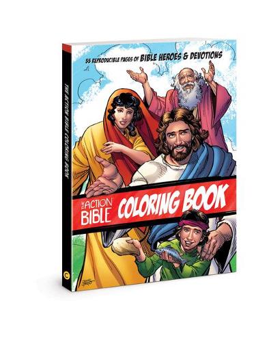 Паперова книга «The Action Bible Coloring Book», автор Серхіо Каріелло - фото №1