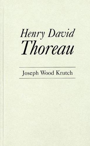 Бумажная книга «Henry David Thoreau», автор Джозеф Вуд Кратч - фото №1