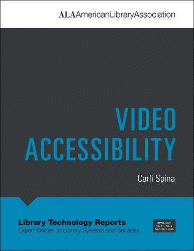 Бумажная книга «Video Accessibility», автор Карли Спина - фото №1