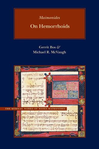 Паперова книга «On Hemorrhoids: A New Parallel Arabic-English Edition and Translation», автор Моше бен Маймон (Маймонід) - фото №1