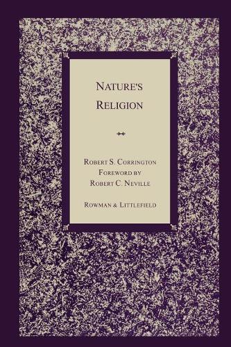Паперова книга «Nature's Religion», автор Роберт С. Коррінгтон - фото №1