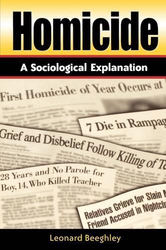 Паперова книга «Homicide: A Sociological Explanation», автор Леонард Біглі - фото №1