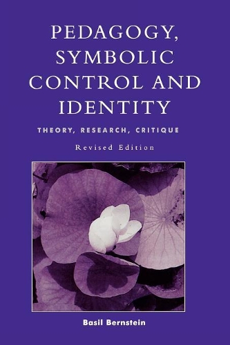 Бумажная книга «Pedagogy, Symbolic Control, and Identity», автор Бэзил Бернстайн - фото №1