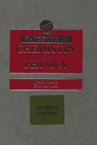 Бумажная книга «CRC Handbook of Chemistry and Physics, Student Edition» - фото №1