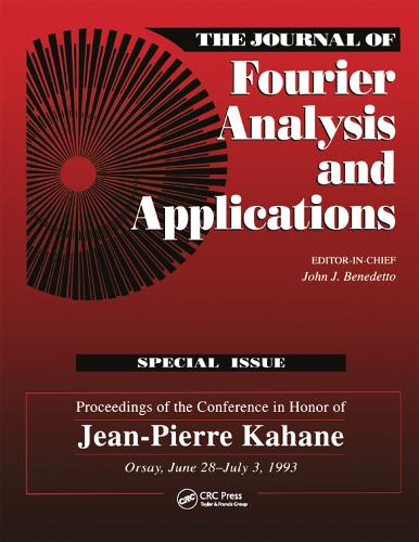 Бумажная книга «Journal of Fourier Analysis and Applications Special Issue», автор Джон Дж. Бенедетто - фото №1