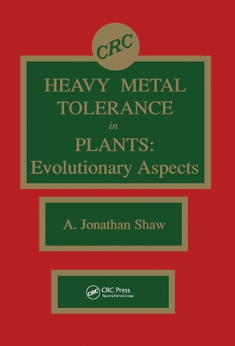 Бумажная книга «Heavy Metal Tolerance in Plants: Evolutionary Aspects», автор Джонатан Шоу - фото №1