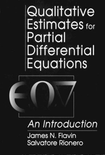 [object Object] «Qualitative Estimates For Partial Differential Equations: An Introduction», авторов Дж Н Флавин, С. Рионеро - фото №1