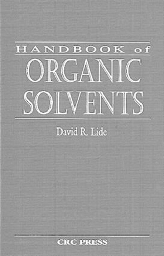 Паперова книга «Handbook of Organic Solvents», автор Девід Р. Лайд - фото №1