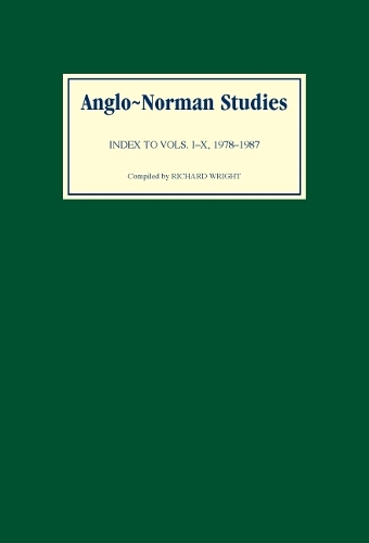 Бумажная книга «Anglo-Norman Studies: Index to Volumes I to X, 1978-1987», автор Ричард Райт - фото №1