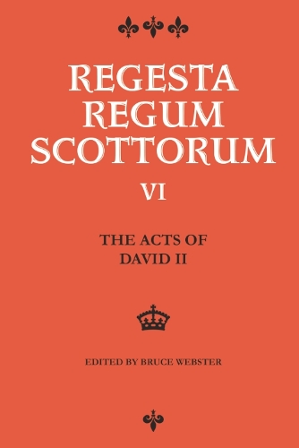 Бумажная книга «The Acts of David II (1329-1371)», автор Брюс Вебстер - фото №1