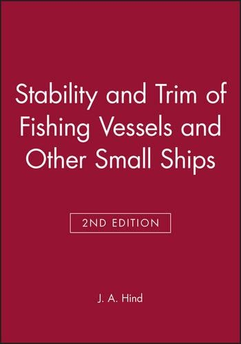 Паперова книга «Stability and Trim of Fishing Vessels and Other Small Ships», автор Дж. А. Хінд - фото №1