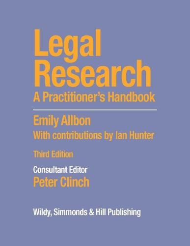 Бумажная книга «Legal Research: A Practitioner's Handbook», автор Эмили Олбон - фото №1